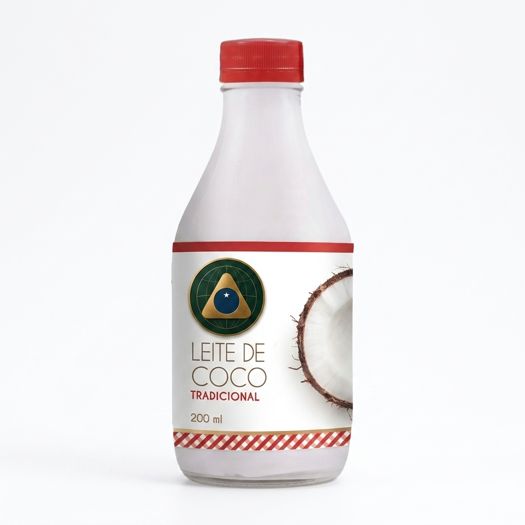 Leite De Coco  Tradicional Vidro 200ML