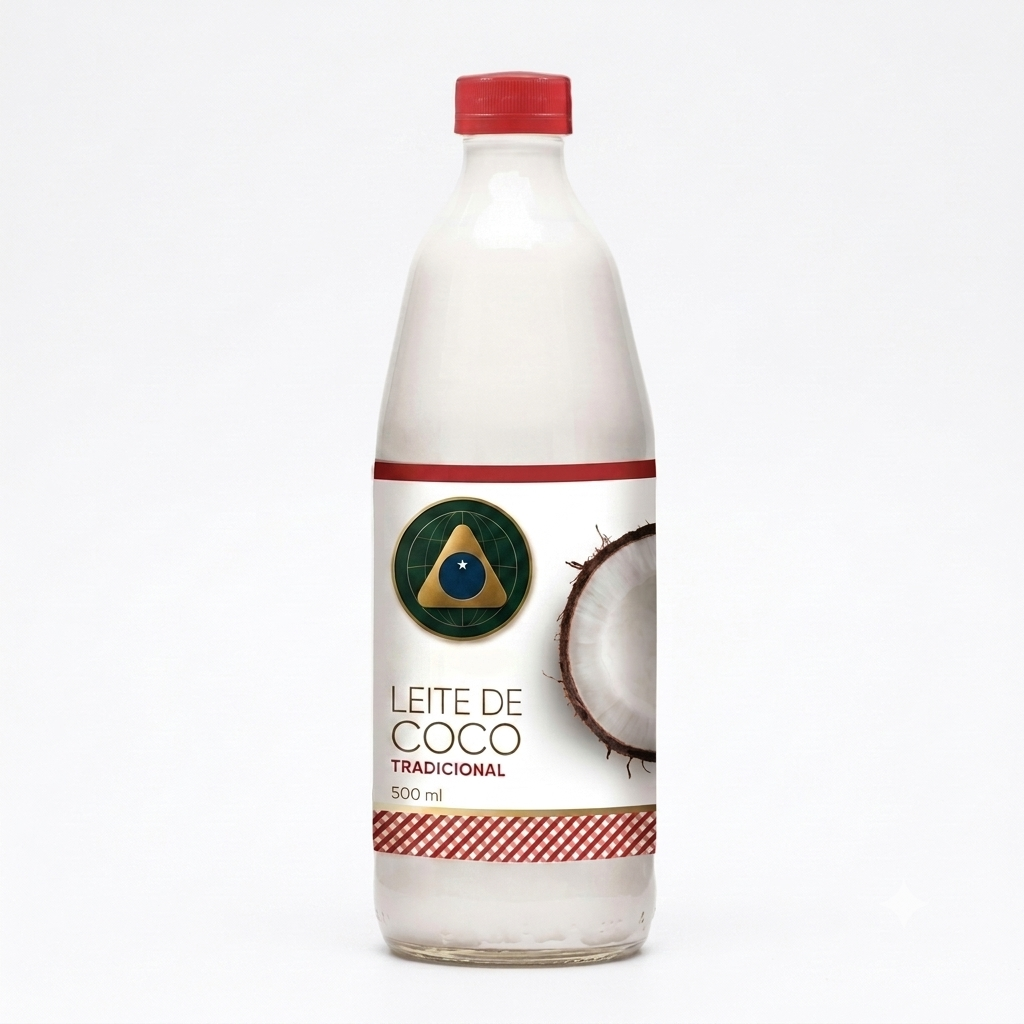 Leite De Coco  Tradicional Vidro 500ML