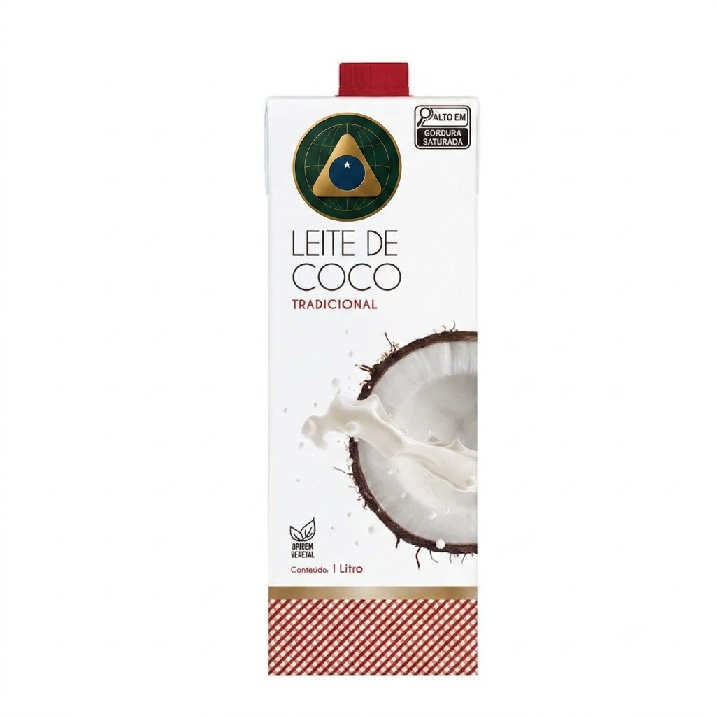 Leite De Coco  Tradicional Tetra Pak 1L