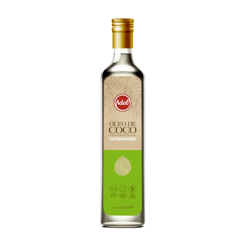 Aceite De Coco Adel Extravirgen - Grf Vidrio