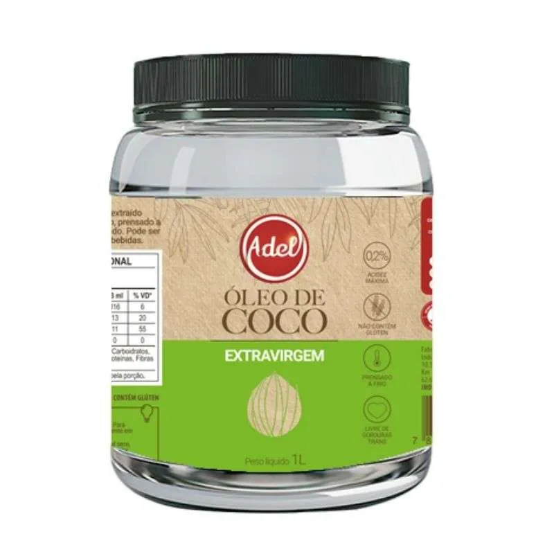 Aceite De Coco Adel Extravirgen - Plastico