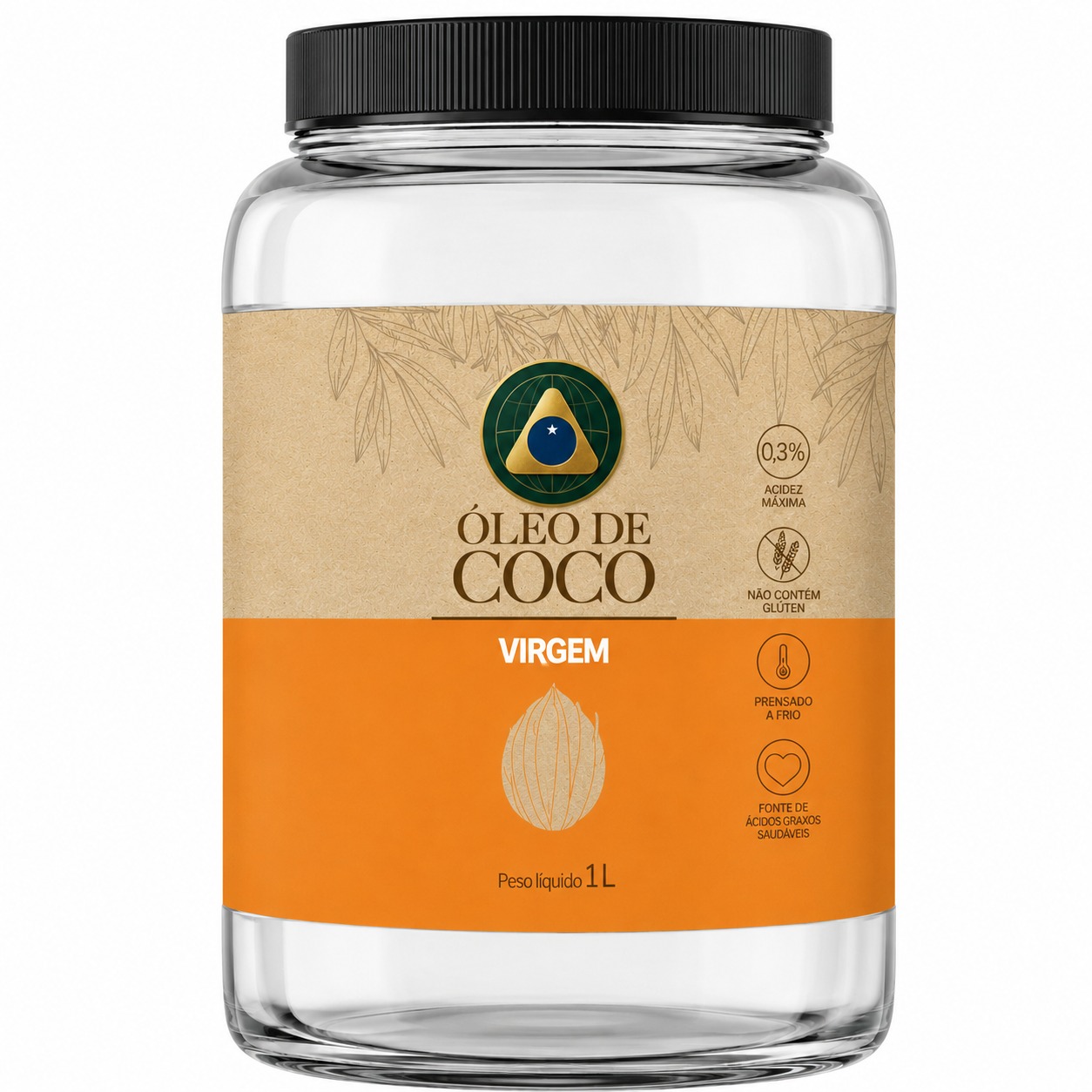 Aceite De Coco  Virgen - Plastico
