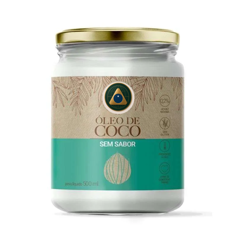 Aceite De Coco  Sin Sabor - Vidrio