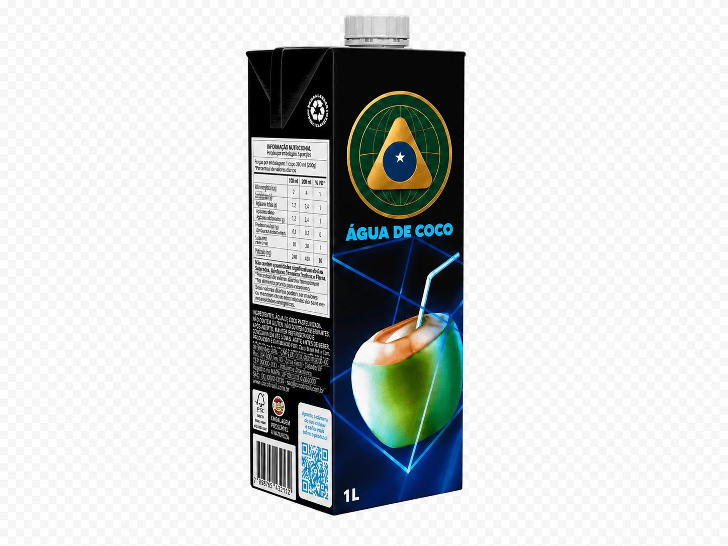 Água De Coco - Coco Cube Tetra Pak 1L