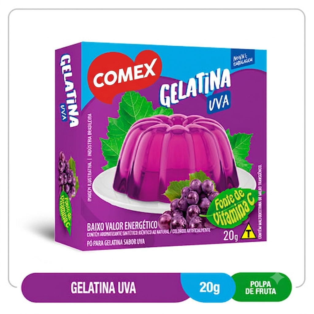 Gelatina Uva   20G