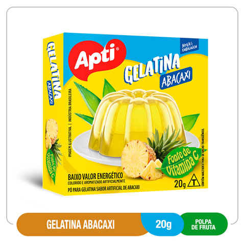 Gelatina Abacaxi 18 X 20G Caixa