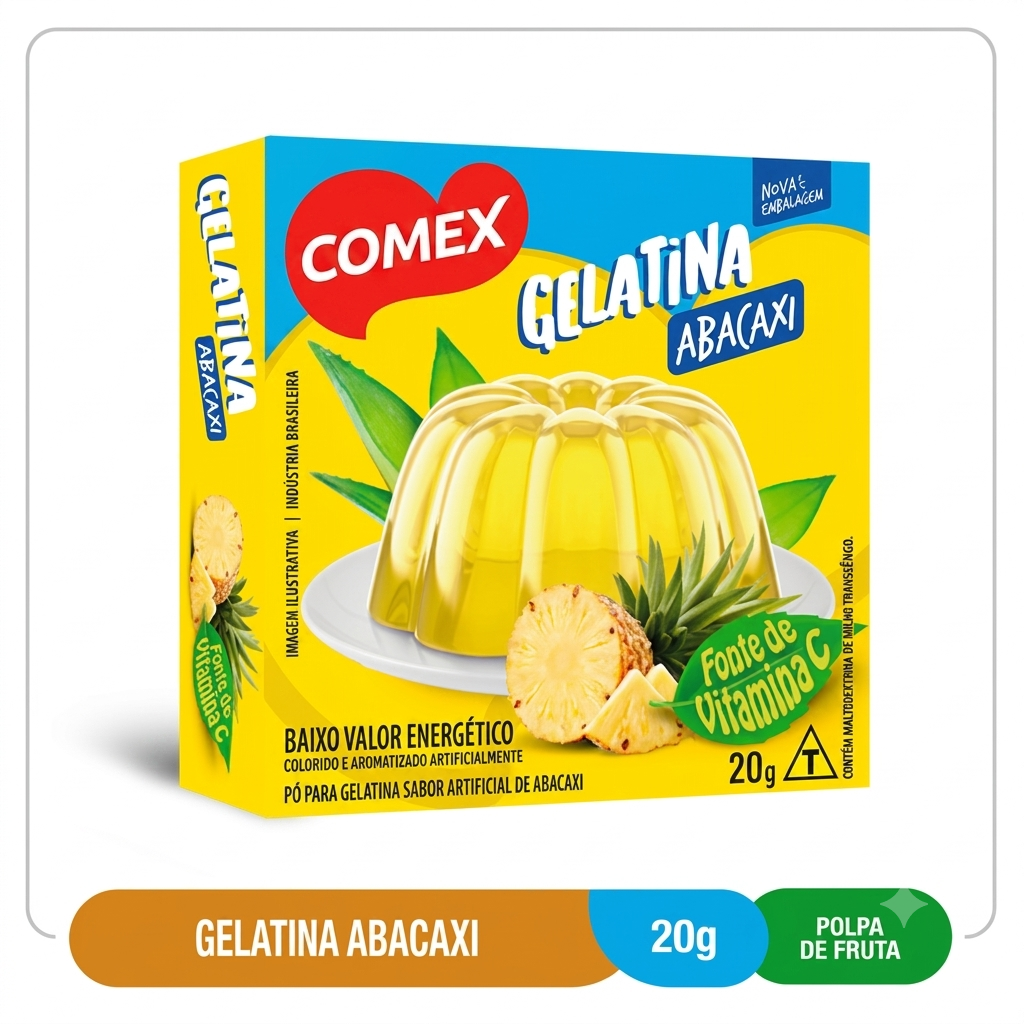 Gelatina Abacaxi   20G