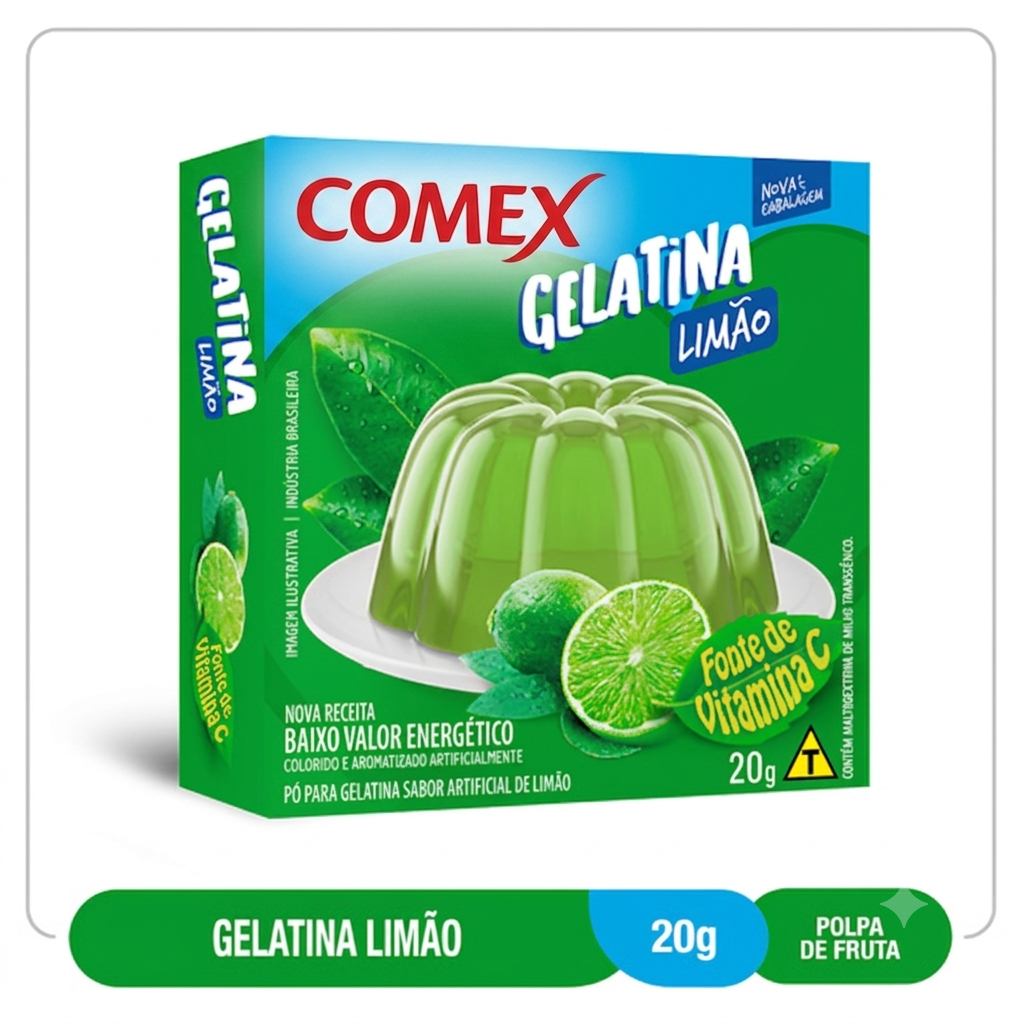 Gelatin Lemon 20G