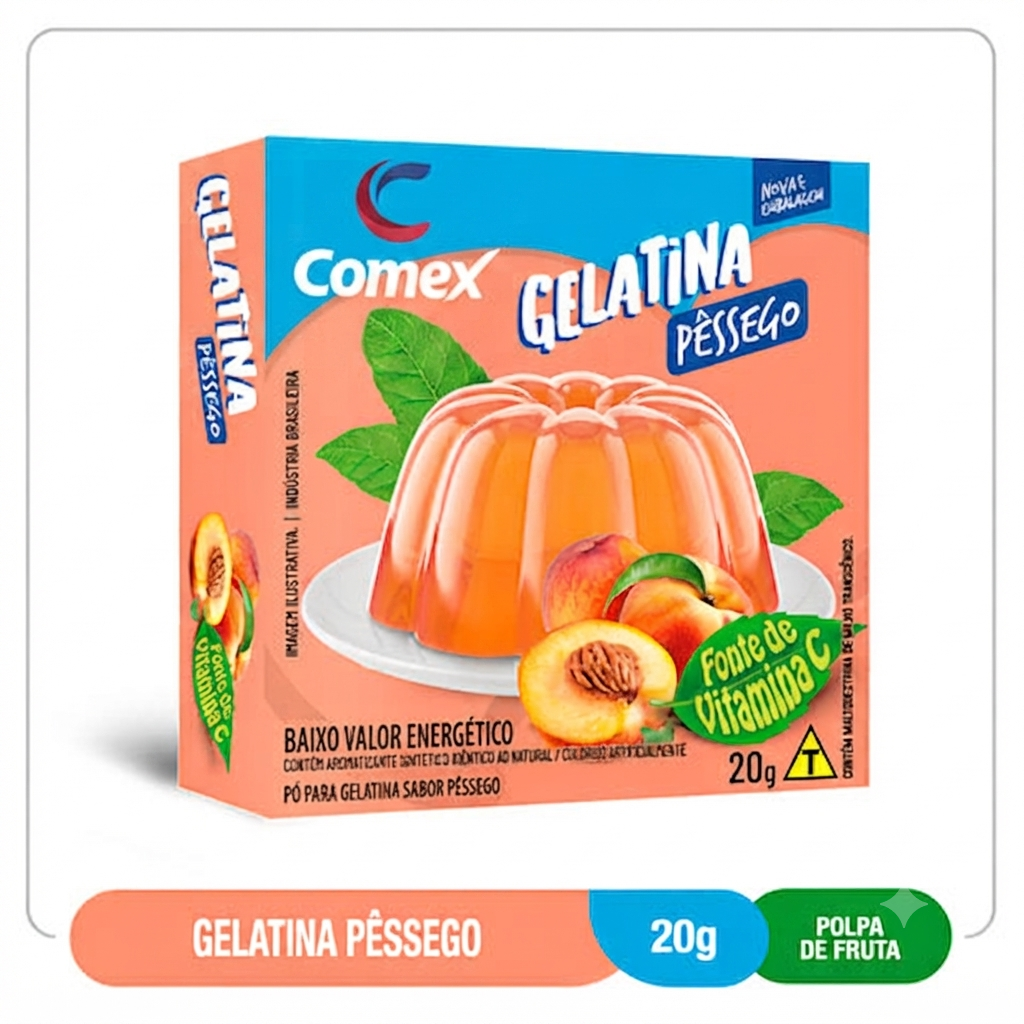 Gelatina Pessêgo  20G