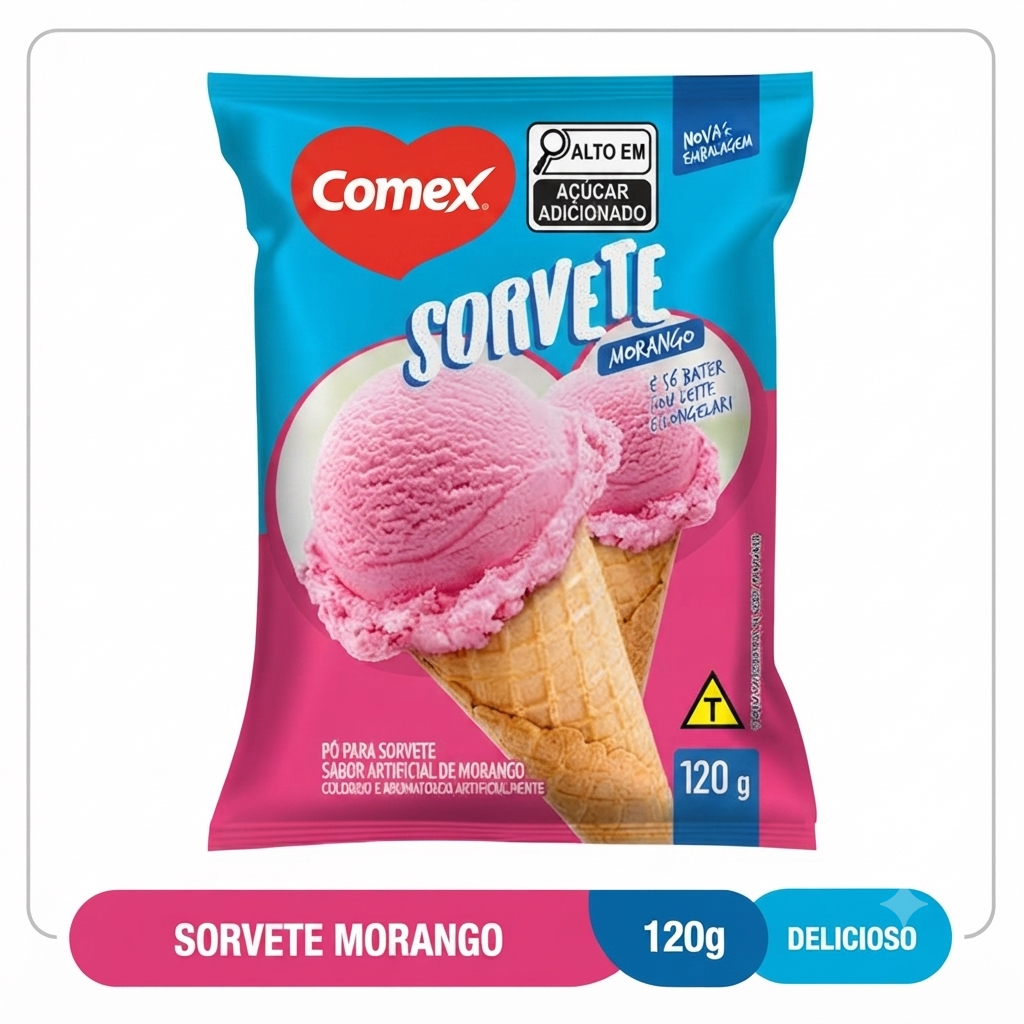 Sorvete Morango   120G