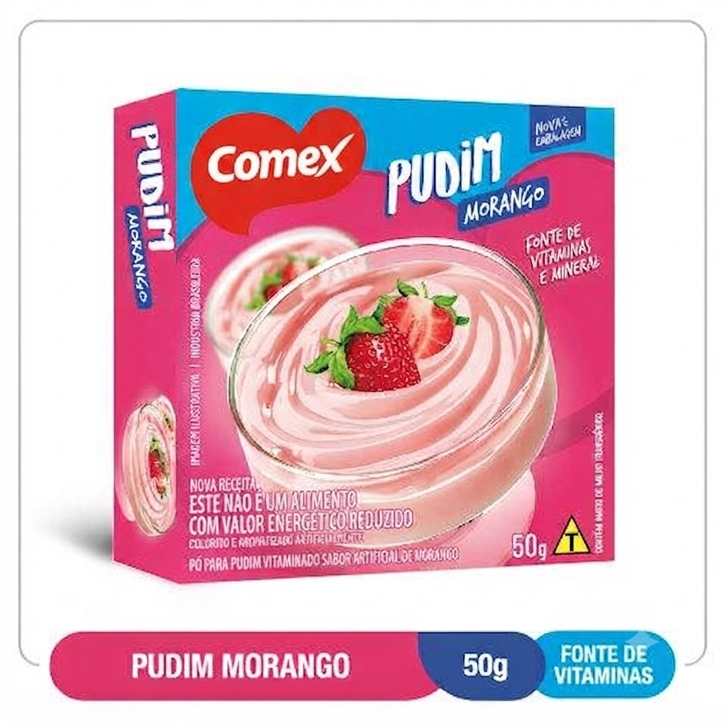 Pudín de Fresa 50G