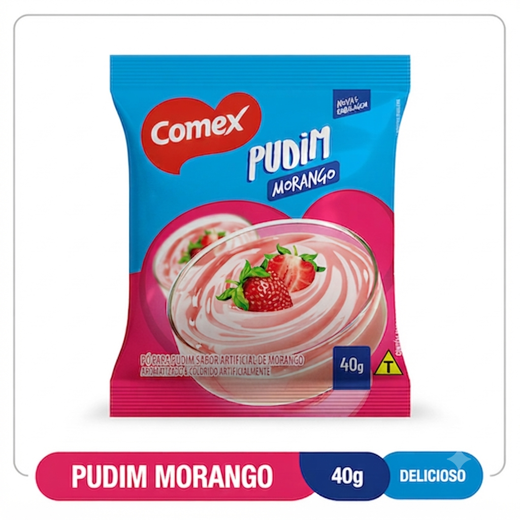 Pudim Morango  40G