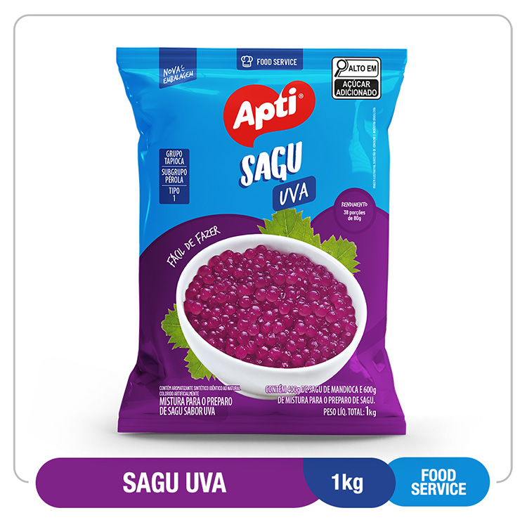 Sagu Uva 12 X 250G Caixa