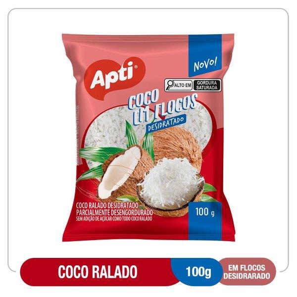 Coco Flocos Sem Açúcar Desidratado  100G