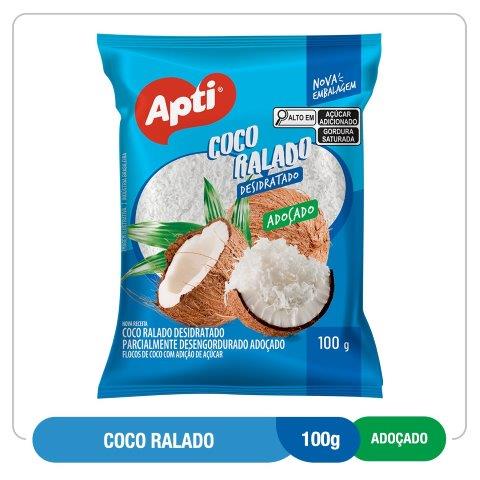 Coco Ralado Adoçado Desidratado   100G