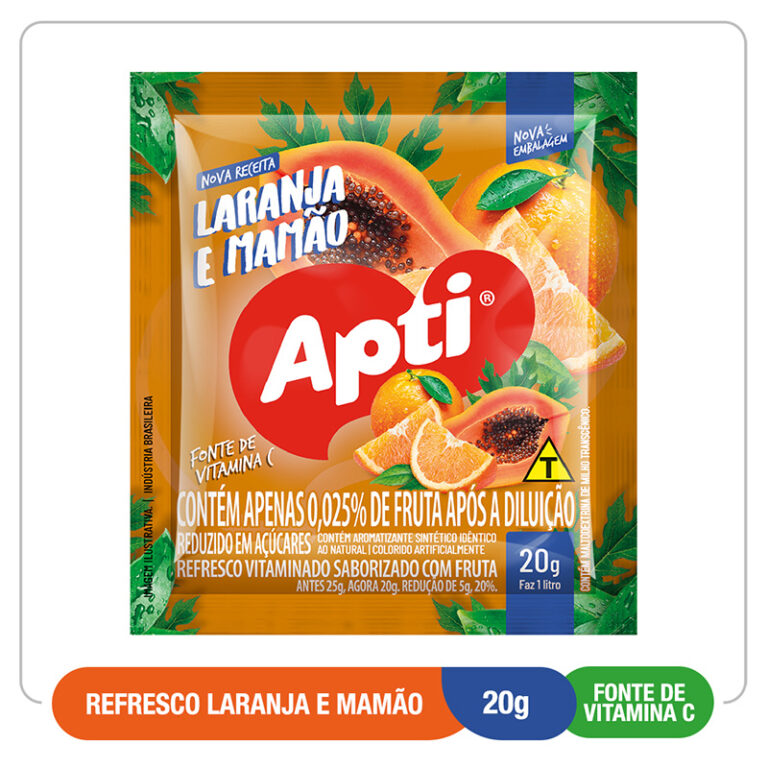 Refresco de Naranja y Papaya 20G