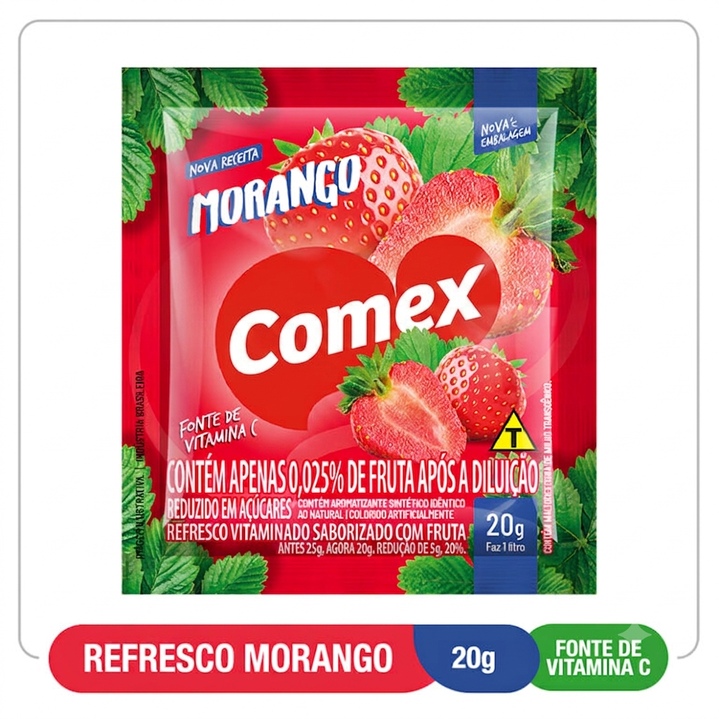 Refresco Morango 20G