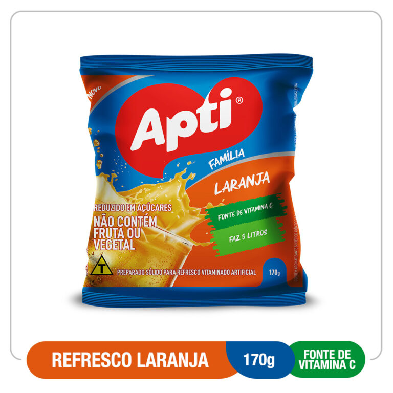 Refresco Laranja  Família 170G