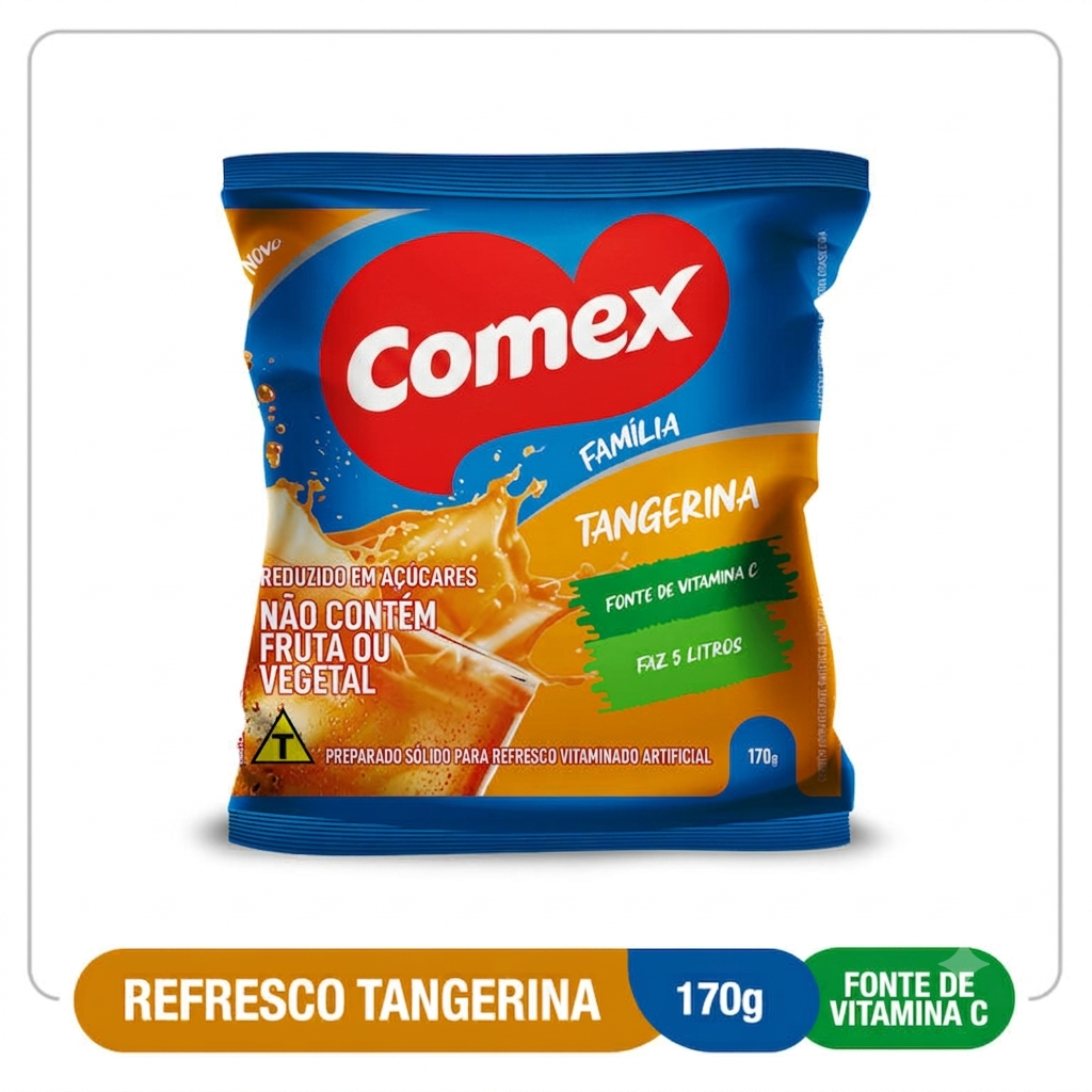 Refresco Tangerina  Família  170G