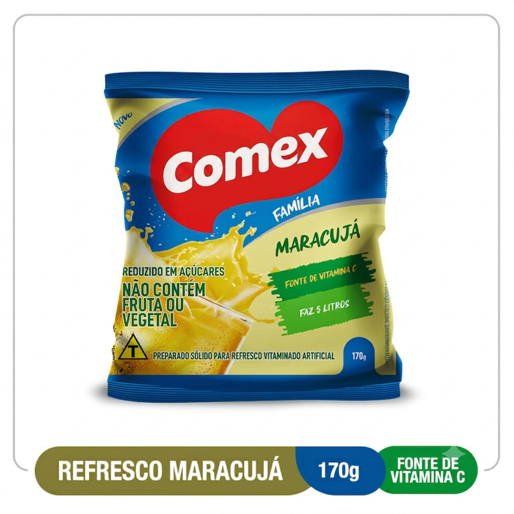 Refresco Maracujá  Família 170G