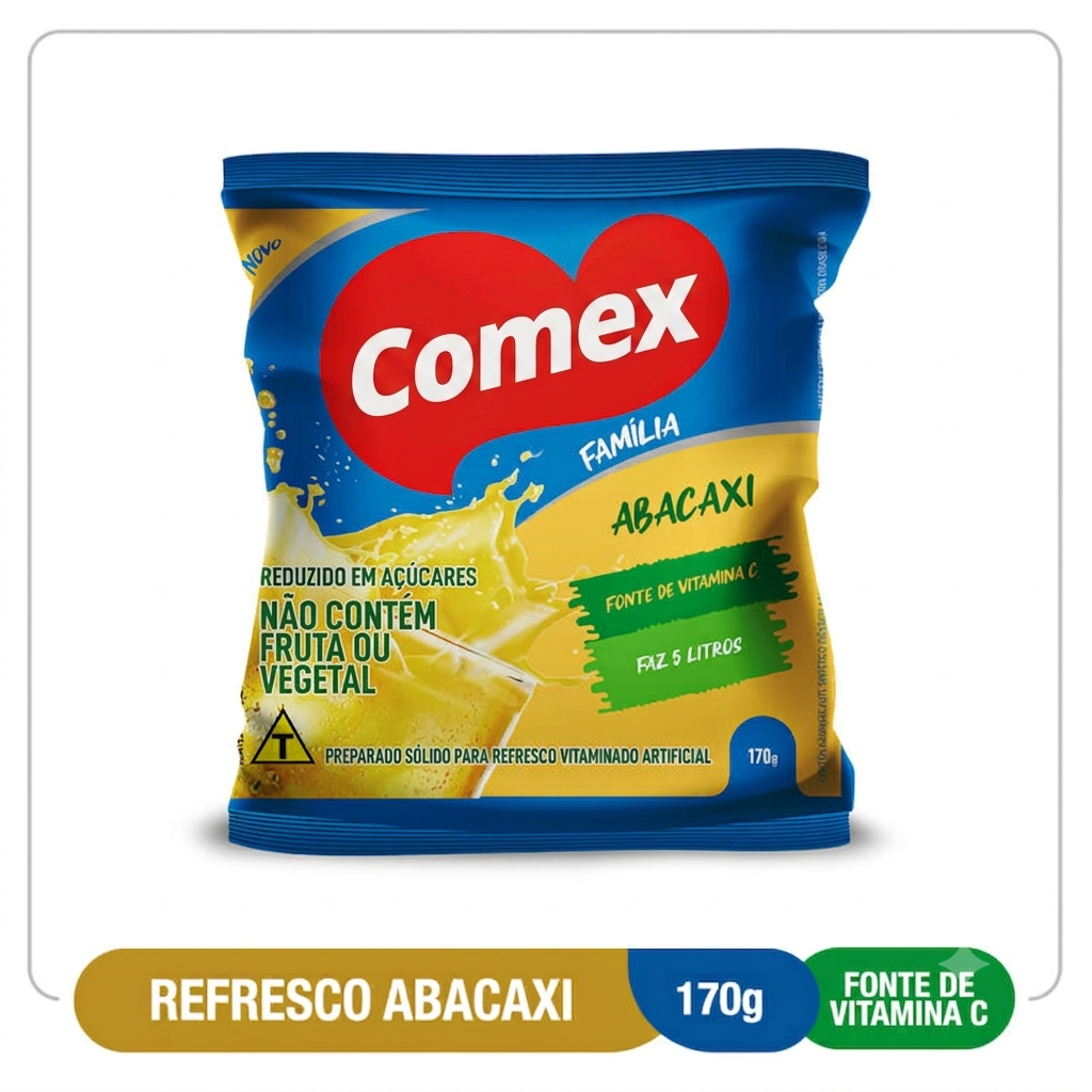 Refresco Abacaxi  Família  170G