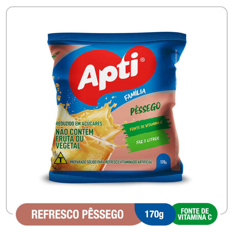 Refresco Pessêgo Família 24 X 170G Pacote