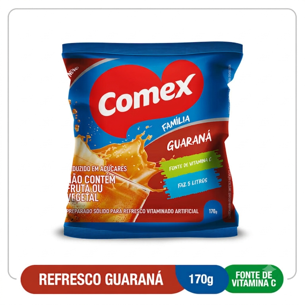 Refresco Guaraná  Família 170G