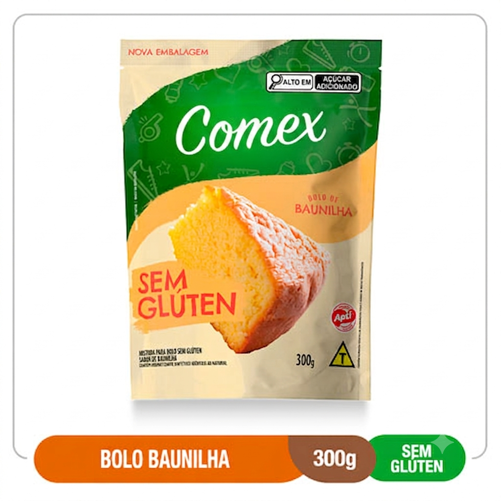Mezcla para Pastel Sin Gluten Vainilla 300G
