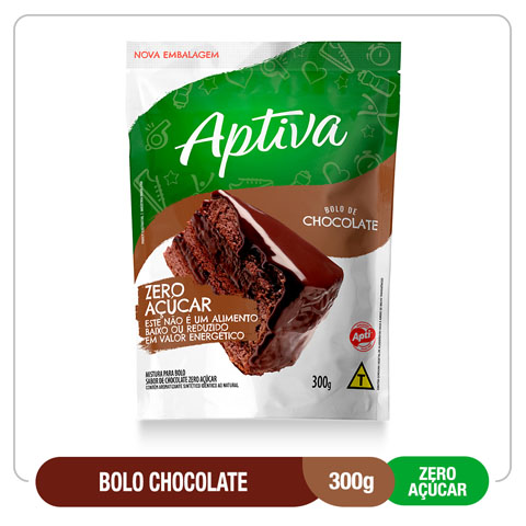 Bolo Zero Açúcar Chocolate 300G