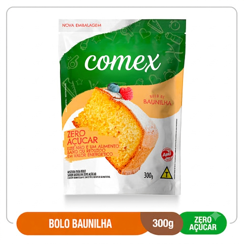 Mezcla para Pastel Sin Azúcar Vainilla 300G