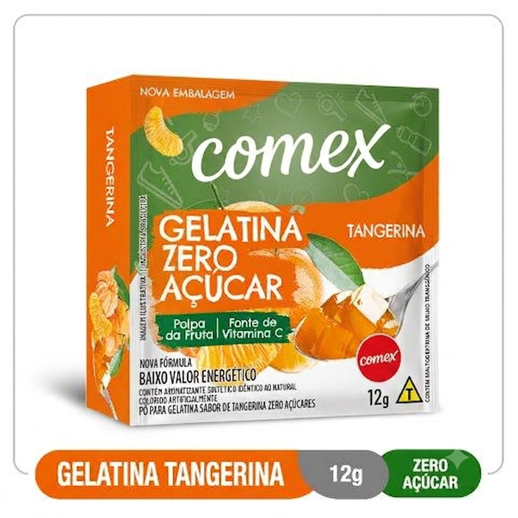 Gelatina Zero Tangerina   12G