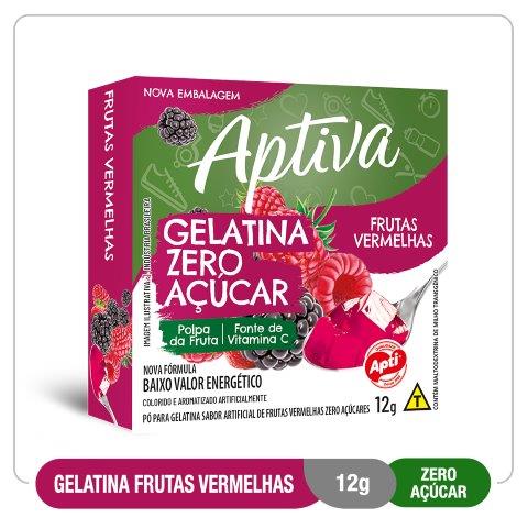 Gelatina Zero Frutas Vermelhas 12G