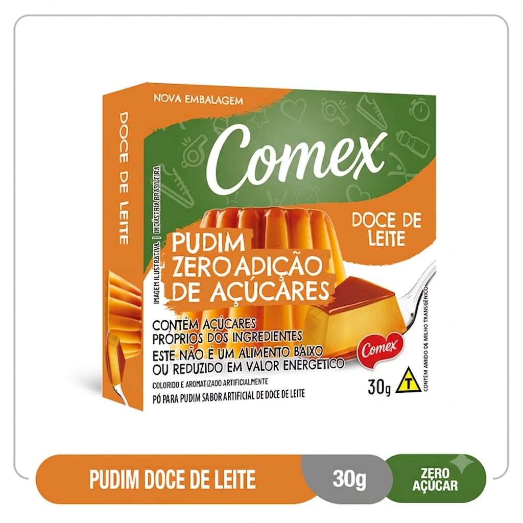 Pudim Zero Doce De Leite  30G