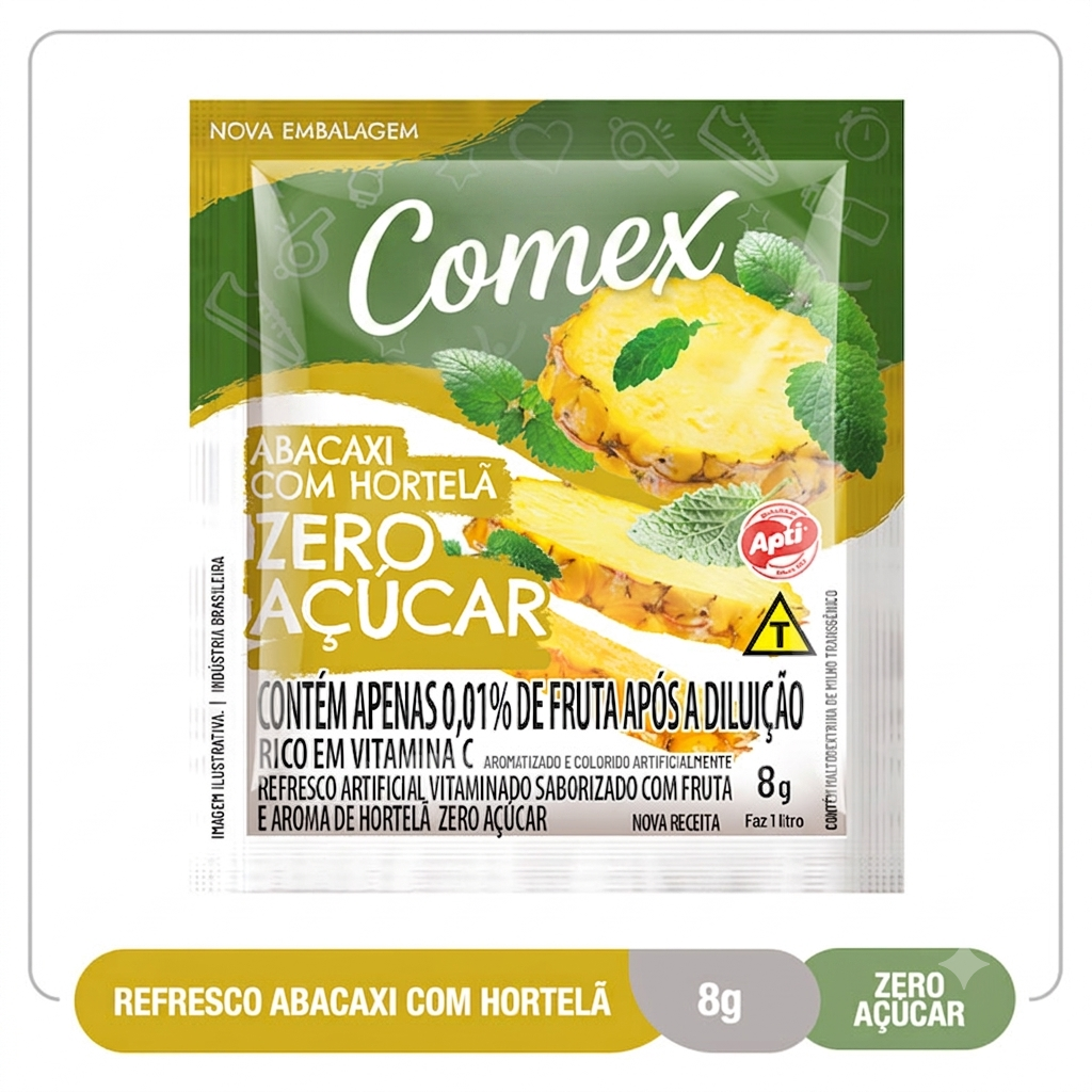 Refresco Zero Abacaxi C/ Hort  8G