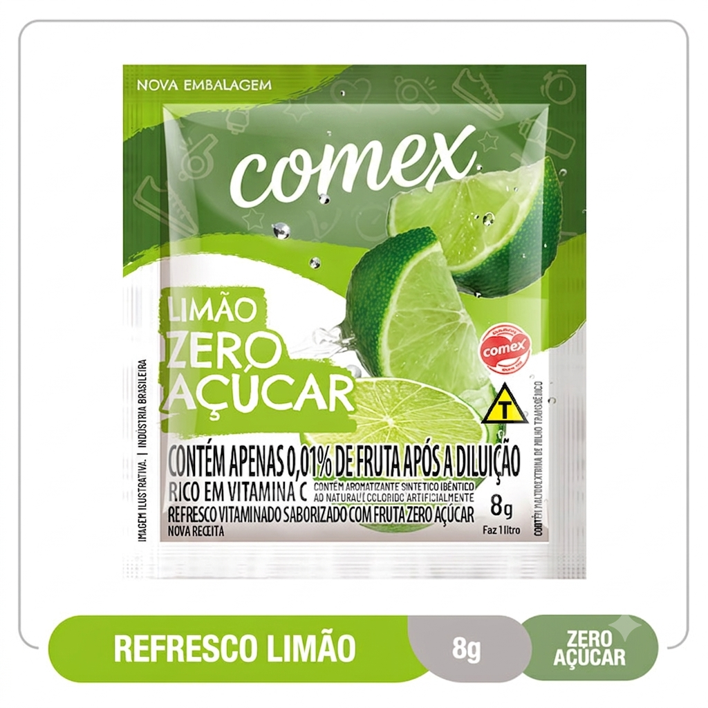 Refresco Zero Limão  8G