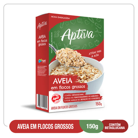 Thick Rolled Oats Aptiva 6 X 150G Box