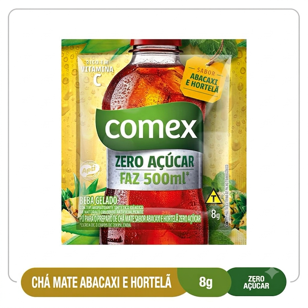 Chá Mate Abacaxi/Hortelã  8G