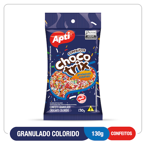 Confeito Granulado Colorido   130G