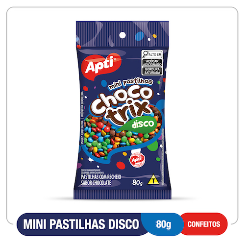 Mini Pastilhas Chocolate Discos  80G