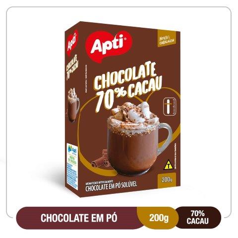 70% Chocolate Powder Apti 12 X 200G Box