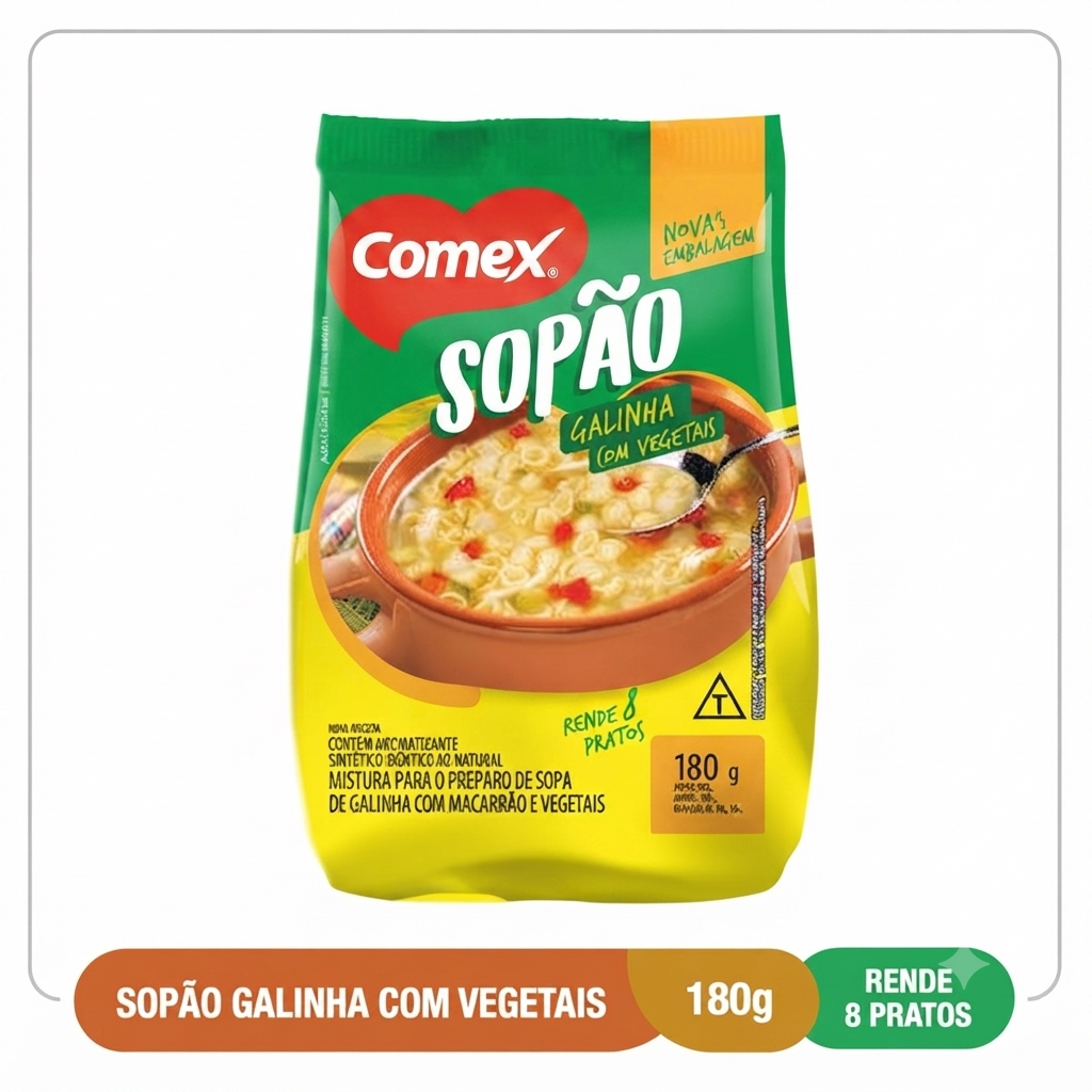 Sopão Galinha e Vegetais   180G