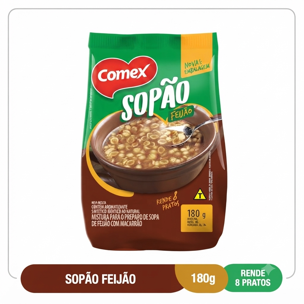 Sopão Feijão c/ Macarrão   180G