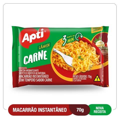 Macarrão Instantâneo Carne  70G