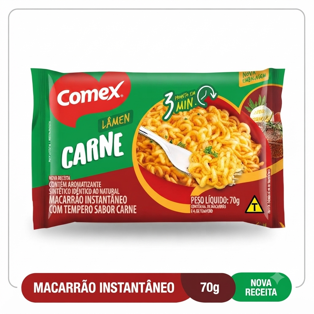 Fideos Instantáneos Sabor Carne 70G