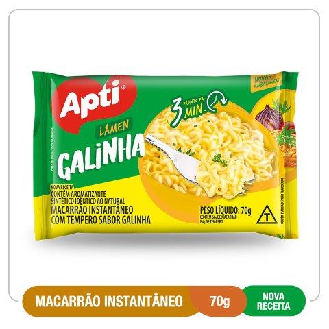 Macarrão Instantâneo Galinha  70G