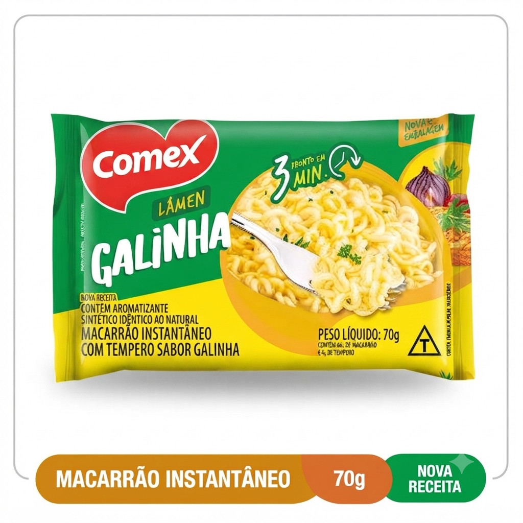 Fideos Instantáneos Sabor Pollo 70G