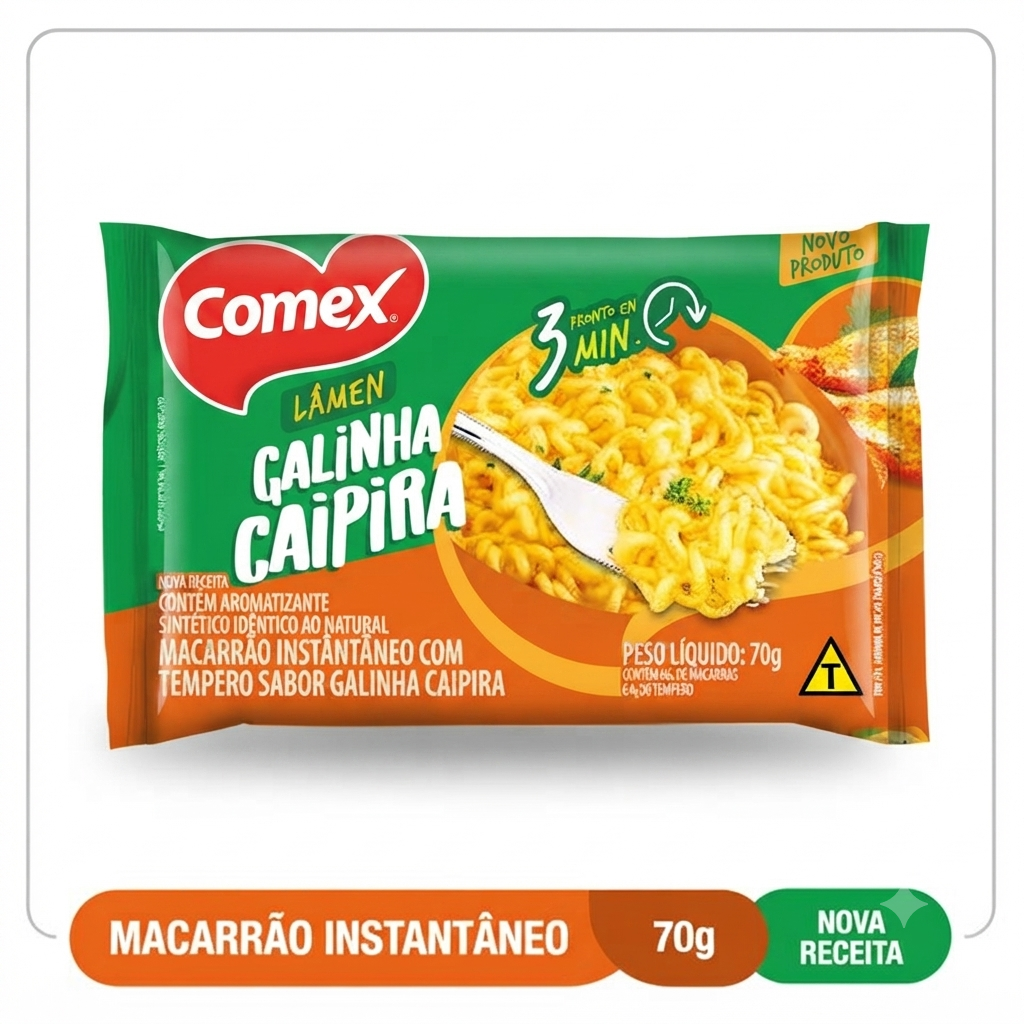 Fideos Instantáneos Sabor Pollo Campesino 70G