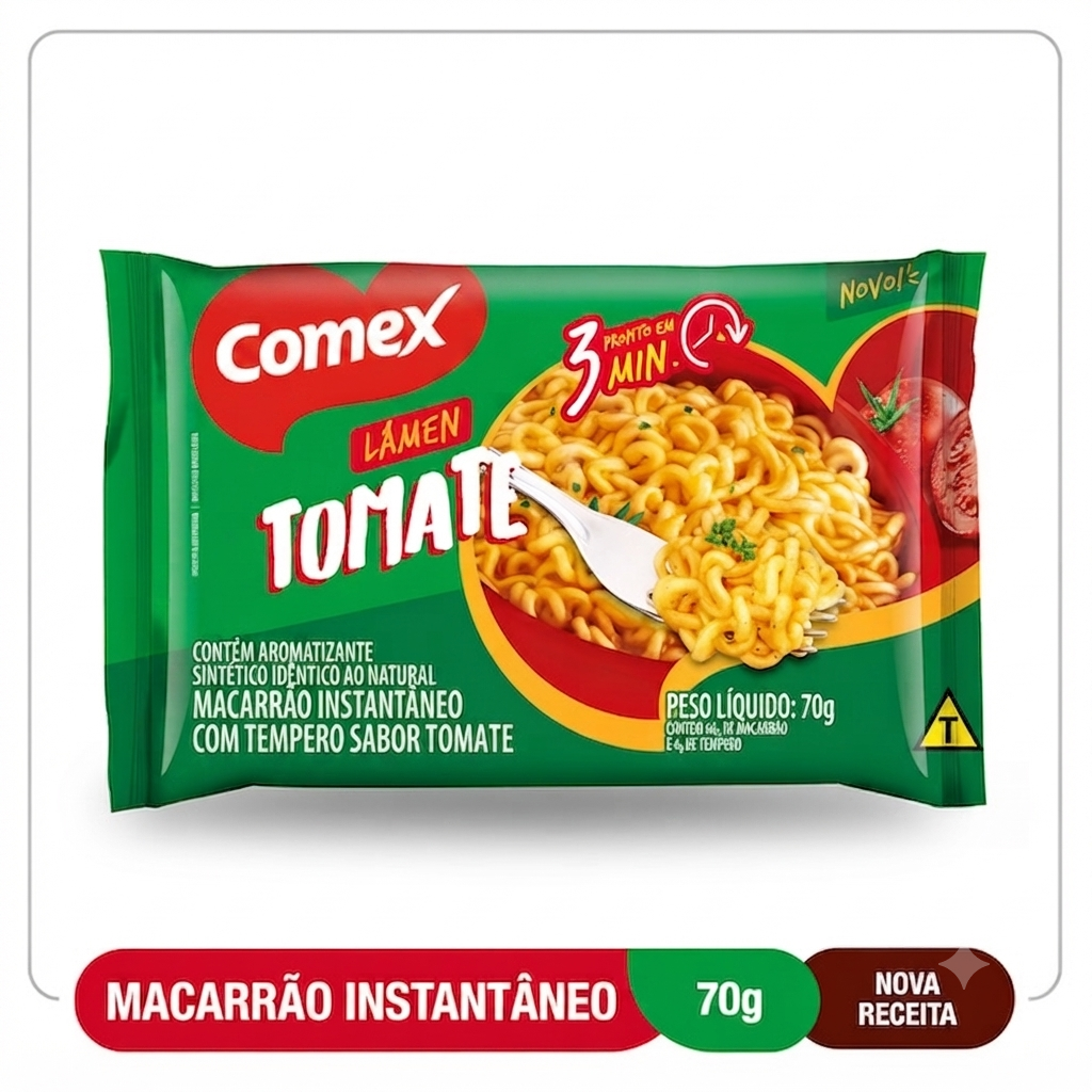 Fideos Instantáneos Sabor Tomate 70G