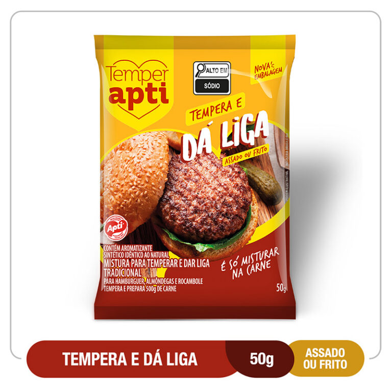 Tempero Liga Hamburguer 50G
