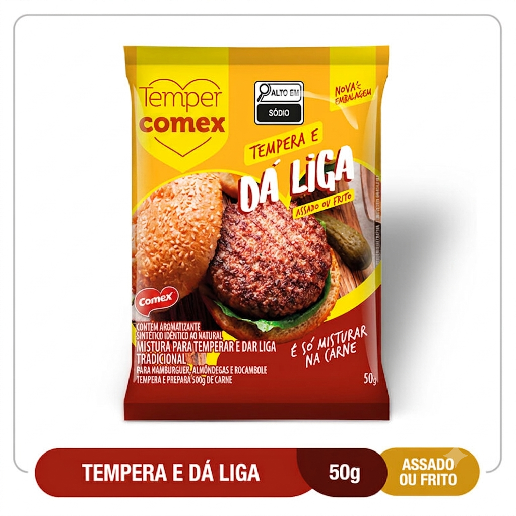 Tempero Liga Hamburguer 50G